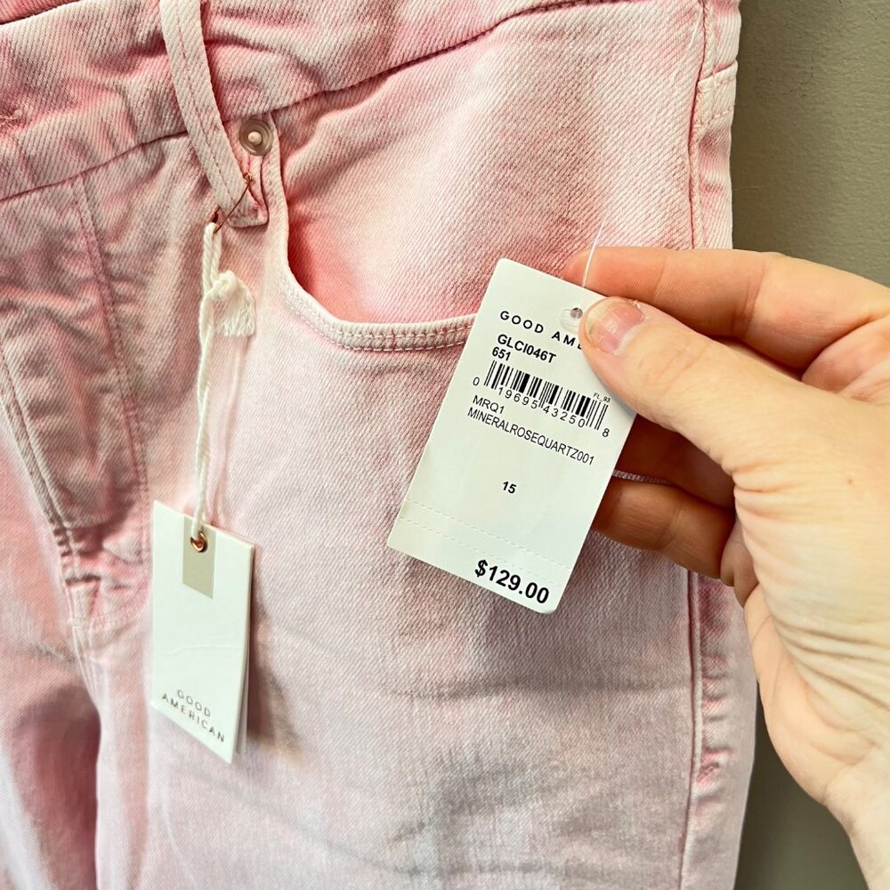 Good American Pink Women Jeans - Picture 3 of 6
